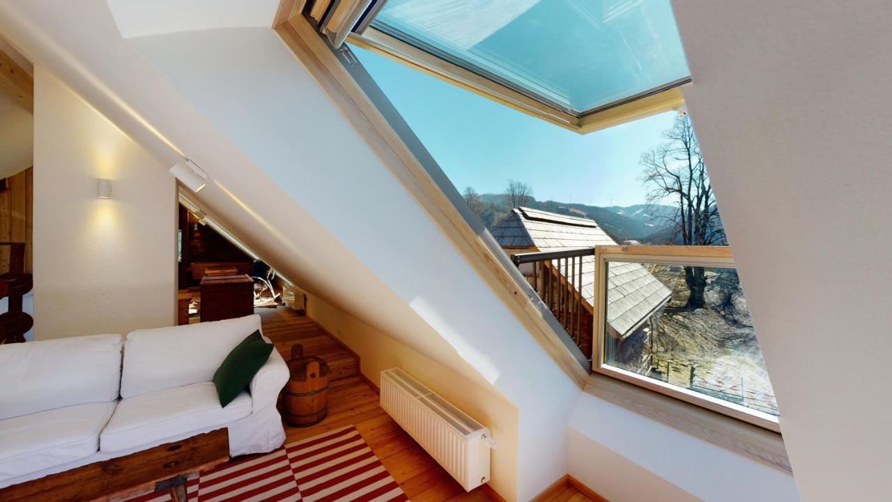 Charmante Gaestewohnung In Altem Bauernhaus In Alpiner Alleinlage Stanz Im Murztal Ngoại thất bức ảnh