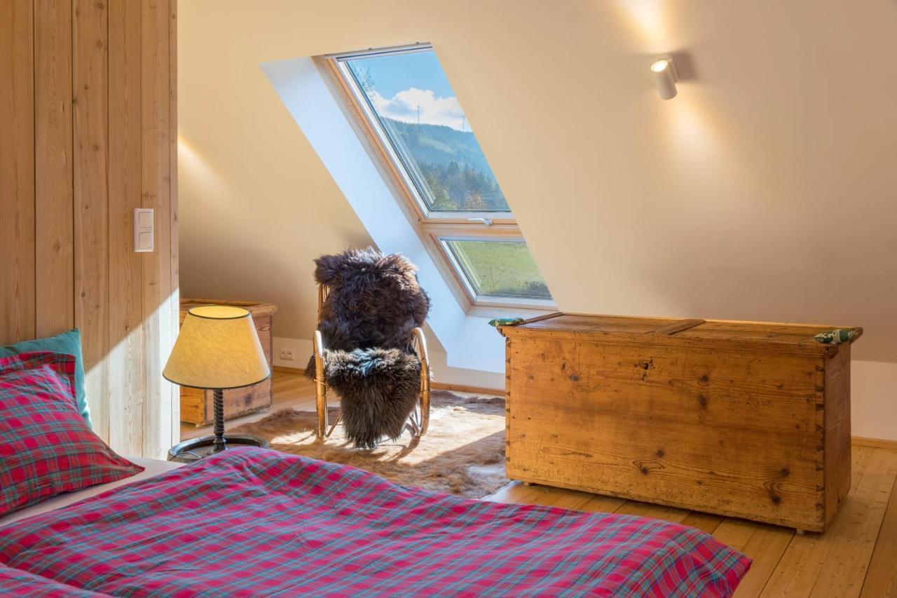 Charmante Gaestewohnung In Altem Bauernhaus In Alpiner Alleinlage Stanz Im Murztal Ngoại thất bức ảnh